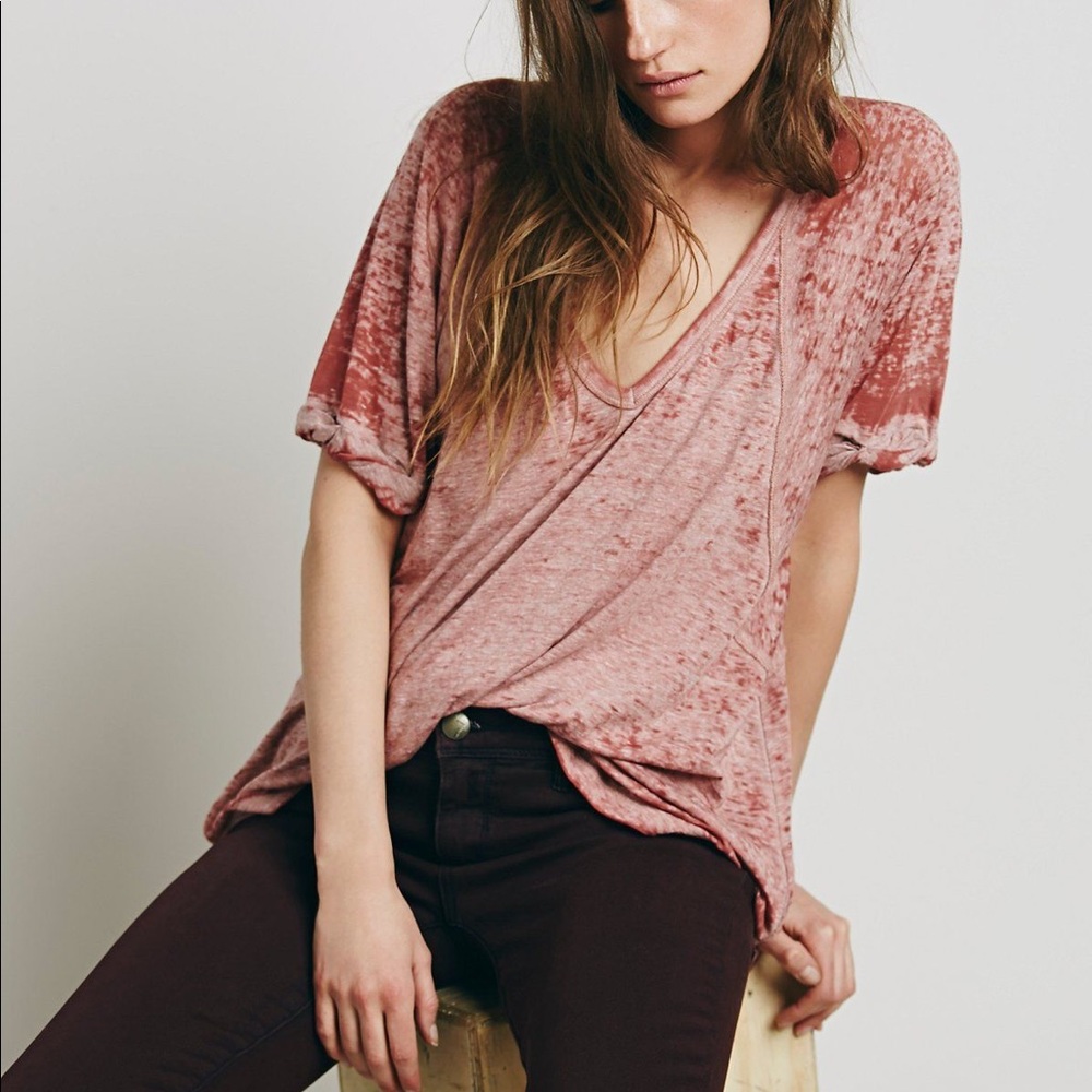 Free People we the free free falling tee burnout
